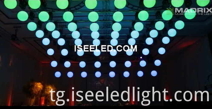 RGB LED Ball DMX512 Programmable